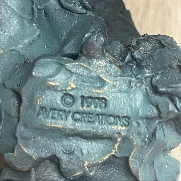 Vintage Liberty Bronze Collection Avery Creations Mother and Child on Stone Base - Picture 7 of 10